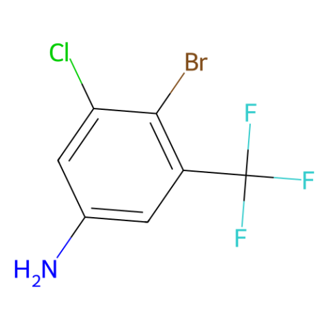 4-溴-3-氯-5-(三氟甲基)苯胺,4-Bromo-3-chloro-5-(trifluoromethyl)aniline