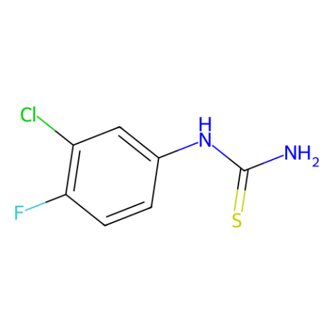 (3-氯-4-氟苯基)硫脲,(3-Chloro-4-fluorophenyl)thiourea