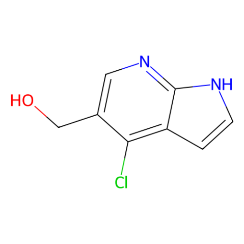 (4-氯-1H-吡咯并[2,3-b] 吡啶-5-基)甲醇,(4-Chloro-1H-pyrrolo[2,3-b]pyridin-5-yl)methanol