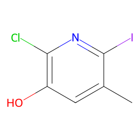 2-氯-6-碘-5-甲基吡啶-3-醇,2-Chloro-6-iodo-5-methylpyridin-3-ol