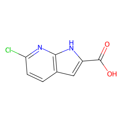 6-氯-1H-吡咯并[2,3-b]吡啶-2-羧酸,6-chloro-1H-pyrrolo[2,3-b]pyridine-2-carboxylic acid