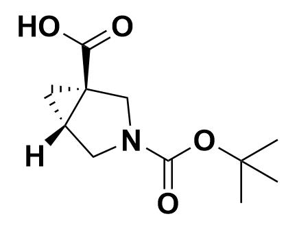 (1R,5R)-3-[(叔丁氧基)羰基]-3-氮雜雙環(huán)[3.1.0]己烷-1-羧酸,(1R,5R)-3-(tert-butoxycarbonyl)-3-azabicyclo[3.1.0]hexane-1-carboxylic acid