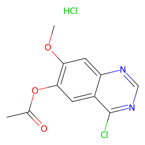 4-氯-7-甲氧基喹唑啉-6-醇乙酸酯盐酸盐,4-Chloro-7-methoxyquinazolin-6-yl acetate hydrochloride