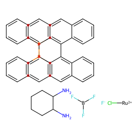 氟[（R）-2,2''-双（二苯基膦基）-1,1''-联萘基] [（1R，2R）-环己烷-1,2-二胺）]四氟硼酸钌（II）,Chloro[(R)-2,2''-bis(diphenylphosphino)-1,1''-binaphthyl][(1R,2R)-cyclohexane-1,2-diamine)]ruthenium(II) tetrafluoroborate