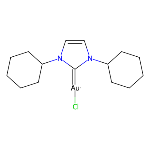 氯[1,3-雙（環(huán)己基）2H-咪唑-2-亞甲基]金（I）,Chloro[1,3-bis(cyclohexyl)2H-imidazol-2-ylidene]gold(I)