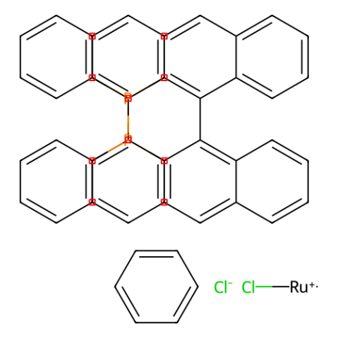 手性催化剂 Ru928,Chloro[(S)-2,2'-bis(diphenylphosphino)-1,1'-binaphthyl](benzene)ruthenium(II) chloride