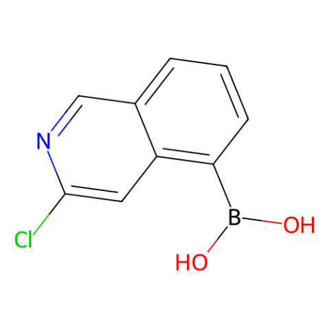 3-氯异喹啉-5-硼酸（含有数量不等的酸酐）,3-Chloroisoquinoline-5-boronic acid(contains varying amounts of Anhydride)