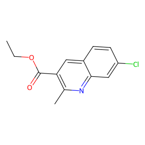 7-氯-2-甲基-喹啉-3-羧酸乙酯,7-Chloro-2-methyl-quinoline-3-carboxylic acid ethyl ester