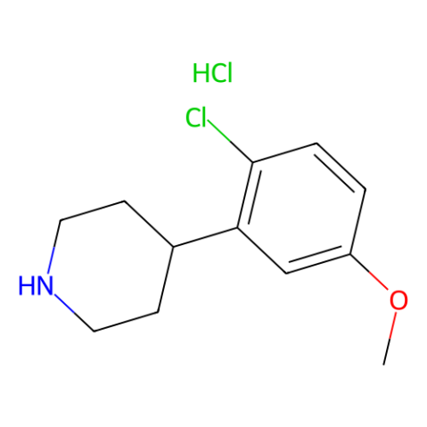 4-(2-氯-5-甲氧基苯基)哌啶盐酸盐,4-(2-Chloro-5-methoxyphenyl)piperidine hydrochloride