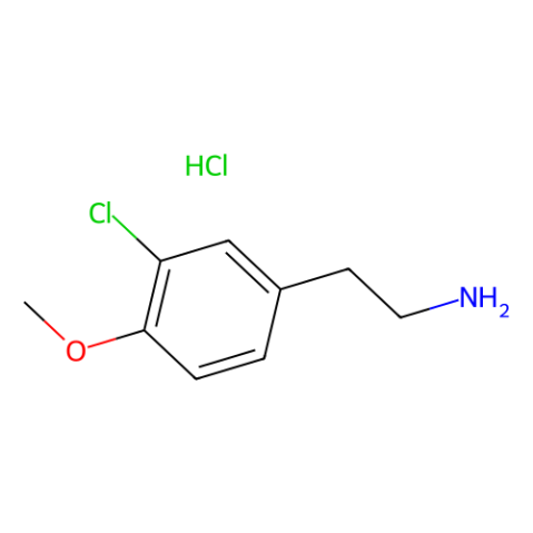 3-氯-4-甲氧基苯乙胺鹽酸鹽,3-Chloro-4-methoxyphenethylamine hydrochloride