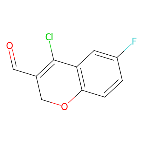 4-氯-6-氟-2H-苯并吡喃-3-吡咯甲醛,4-Chloro-6-fluoro-2H-benzopyran-3-carboxaldehyde