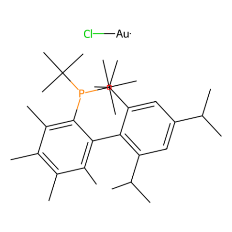 氯(2-二-叔-丁基膦基-3,4,5,6-四甲基-2',4',6'-三异丙基联苯)金(I),Chloro(2-di-tert-butylphosphino-3,4,5,6-tetramethyl-2′,4′,6′-triisopropylbiphenyl)gold(I)