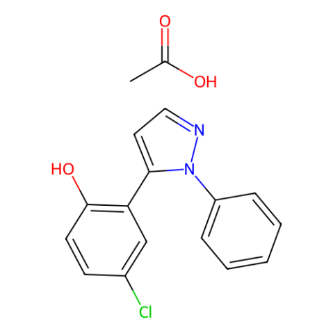 5-（5-氯-2-羟基苯基）-1-苯基吡唑乙酸酯,5-(5-Chloro-2-hydroxyphenyl)-1-phenylpyrazole acetate