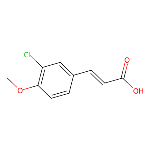 3-氯-4-甲氧基肉桂酸,3-Chloro-4-methoxycinnamic acid