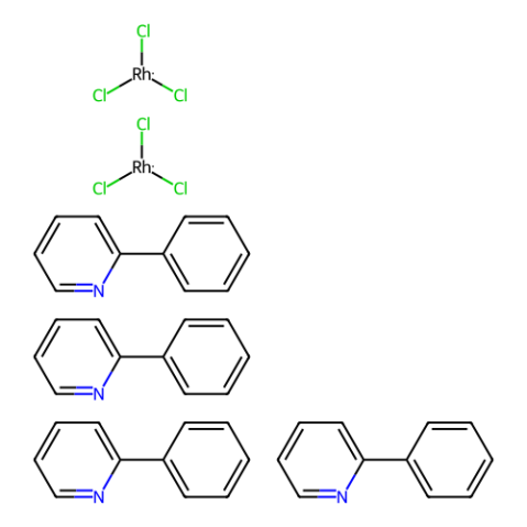 氯双(2-苯基吡啶)铑(III)二聚体,Chlorobis(2-phenylpyridine)rhodium(III) dimer