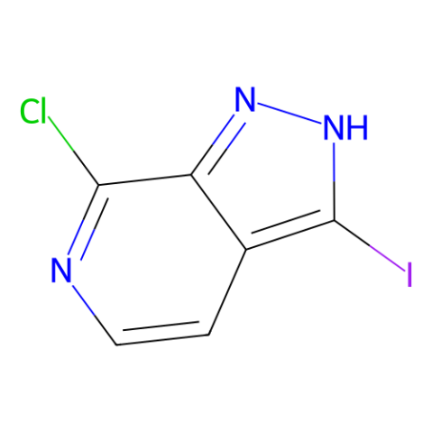 7-氯-3-碘-1H-吡唑并[3,4-c]吡啶,7-Chloro-3-iodo-1H-pyrazolo[3,4-c]pyridine