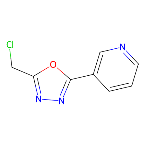 3-[5-(氯甲基)-1,3,4-恶二唑-2-基]吡啶,3-[5-(Chloromethyl)-1,3,4-oxadiazol-2-yl]pyridine