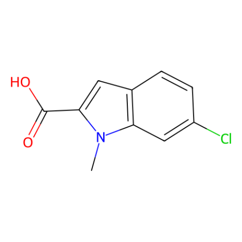 6-氯-1-甲基-1H-吲哚-2-羧酸,6-Chloro-1-methyl-1H-indole-2-carboxylic acid