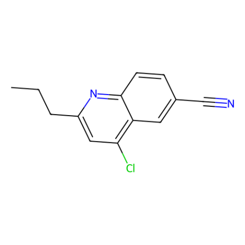 4-氯-2-丙基-6-喹啉甲腈,4-Chloro-2-propyl-6-quinolinecarbonitrile