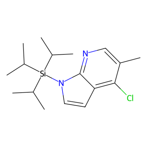 4-氯-5-甲基-1-(三异丙基甲硅烷基)-1H-吡咯并[2,3-b]吡啶,4-Chloro-5-methyl-1-(triisopropylsilyl)-1H-pyrrolo[2,3-b]pyridine