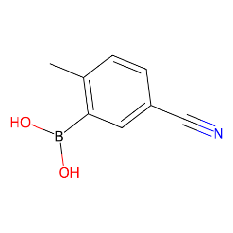 2-甲基-5-氰基苯硼酸（含数量不等的酸酐）,(5-Cyano-2-methylphenyl)boronic acid(contains varying amounts of Anhydride)