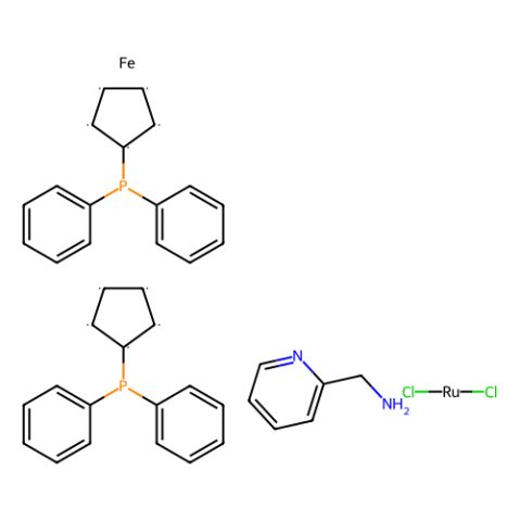 二氯[1,1-双（二苯基膦基）二茂铁]（2-氨基甲基吡啶）钌（II）[RuCl2(AMPY)(DPPF)],Dichloro[1,1-bis(diphenylphosphino)ferrocene](2-aminomethylpyridine)ruthenium(II) RuCl2(AMPY)(DPPF)