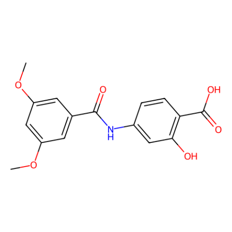 4-[（（3,5-二甲氧基苯甲酰基）氨基]-2-羟基苯甲酸,4-[(3,5-dimethoxybenzoyl)amino]-2-hydroxybenzoic acid