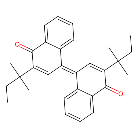 3,3'-二-叔戊基-4H,4'H-[1,1'-聯(lián)二萘亞基]-4,4'-二酮,3,3'-Di-tert-pentyl-4H,4'H-[1,1'-binaphthalenylidene]-4,4'-dione