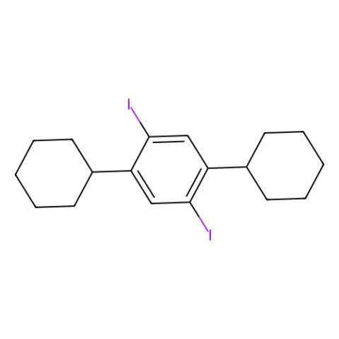 1,4-二环己基-2,5-二碘苯,1,4-Dicyclohexyl-2,5-diiodobenzene