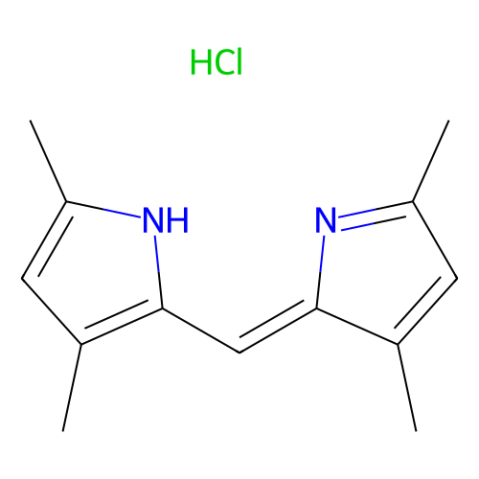 2-[(3,5-二甲基-2H-吡咯-2-亚基)甲基]-3,5-二甲基-1H-吡咯单盐酸盐,2-[(3,5-Dimethyl-2H-pyrrol-2-ylidene)methyl]-3,5-dimethyl-1H-pyrrole monohydrochloride