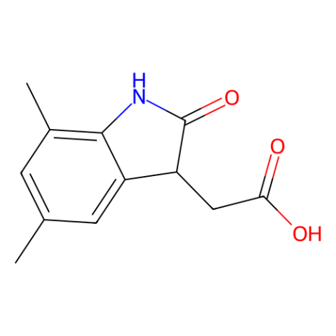 (5,7-二甲基-2-氧代-2,3-二氢-1H-吲哚-3-基) 乙酸,(5,7-Dimethyl-2-oxo-2,3-dihydro-1H-indol-3-yl)acetic acid