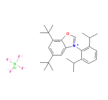 5,7-二叔丁基-3-(2,6-二异丙基苯基)苯并[d]恶唑-3-鎓四氟硼酸盐,5,7-Di-tert-butyl-3-(2,6-diisopropylphenyl)benzo[d]oxazol-3-ium tetrafluoroborate