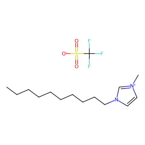 1-癸基-3-甲基-1H-咪唑-3-鎓 三氟甲磺酸盐,1-Decyl-3-methyl-1H-imidazol-3-ium trifluoromethanesulfonate