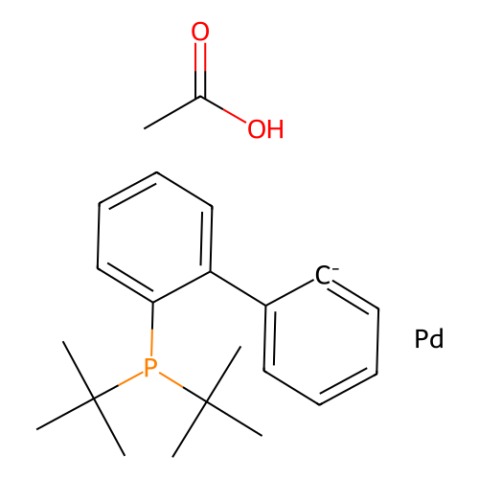 2-(2'-二叔丁基膦)二苯基钯(ii)醋酸盐,2-(2'-Di-tert-butylphosphine)biphenylpalladium(II) acetate