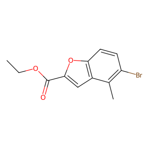 5-溴-4-甲基苯并呋喃-2-甲酸乙酯,Ethyl 5-bromo-4-methylbenzofuran-2-carboxylate