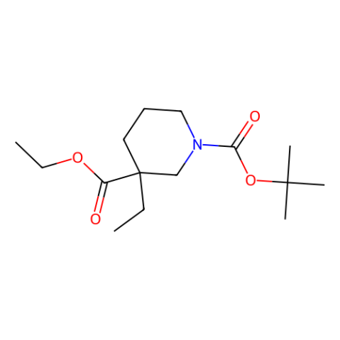 1-Boc-3-乙基哌啶-3-甲酸乙酯,Ethyl 1-Boc-3-ethylpiperidine-3-carboxylate