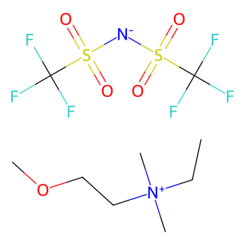乙基(2-甲氧乙基)二甲基铵双(三氟甲磺酰)亚胺,Ethyl(2-methoxyethyl)dimethylammonium Bis(trifluoromethanesulfonyl)imide