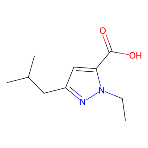 1-乙基-3-異丁基-1H-吡唑-5-羧酸,1-Ethyl-3-isobutyl-1H-pyrazole-5-carboxylic acid