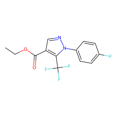 5-(三氟甲基)-1-(4-氟苯基)-1H-吡唑-4-羧酸乙酯,Ethyl 5-(trifluoromethyl)-1-(4-fluorophenyl)-1H-pyrazole-4-carboxylate