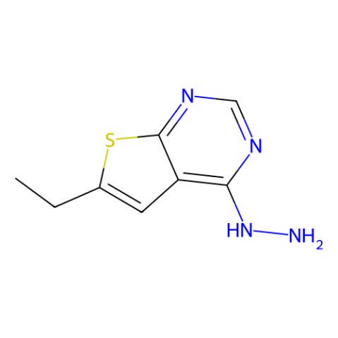 6-乙基-4-肼基噻吩并[2,3-d]嘧啶,6-Ethyl-4-hydrazinothieno[2,3-d]pyrimidine