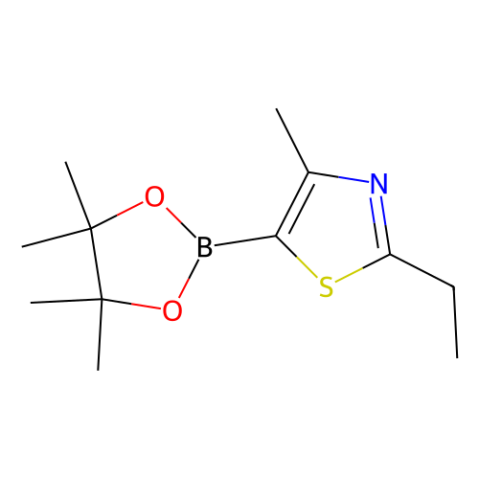 2-乙基-4-甲基-5-(4,4,5,5-四甲基-1,3,2-二氧硼杂环戊烷-2-基)噻唑,2-Ethyl-4-methyl-5-(4,4,5,5-tetramethyl-1,3,2-dioxaborolan-2-yl)thiazole