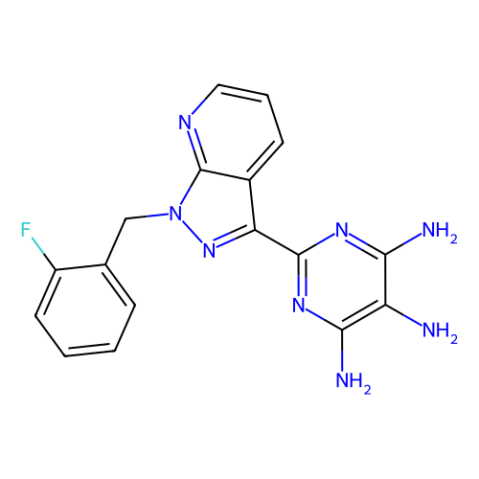 2-{1-[((2-氟苯基)甲基] -1h-吡唑并[3,4-b]吡啶-3-基}嘧啶-4,5,6-三胺,2-{1-[(2-fluorophenyl)methyl]-1h-pyrazolo[3,4-b]pyridin-3-yl}pyrimidine-4,5,6-triamine