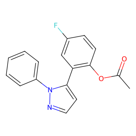 4-氟-2-(1-苯基-1H-吡唑-5-基)苯酚乙酸酯,4-Fluoro-2-(1-phenyl-1H-pyrazol-5-yl)phenol acetate