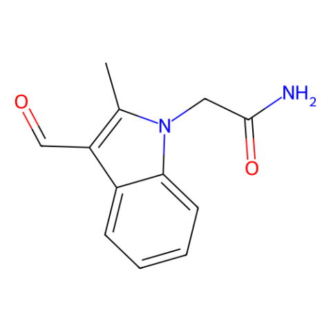 2-(3-甲酰基-2-甲基-1H-吲哚-1-基)乙酰胺,2-(3-Formyl-2-methyl-1H-indol-1-yl)acetamide