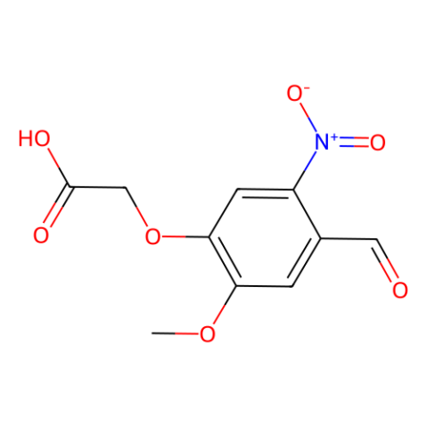 2-（4-甲?；?2-甲氧基-5-硝基苯氧基）乙酸,2-(4-formyl-2-methoxy-5-nitrophenoxy)acetic acid