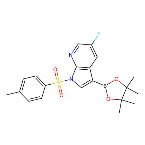 5-氟-1-甲苯磺酰基-7-氮杂吲哚-3-硼酸频哪醇酯,5-Fluoro-1-tosyl-7-azaindole-3-boronic acid pinacol ester
