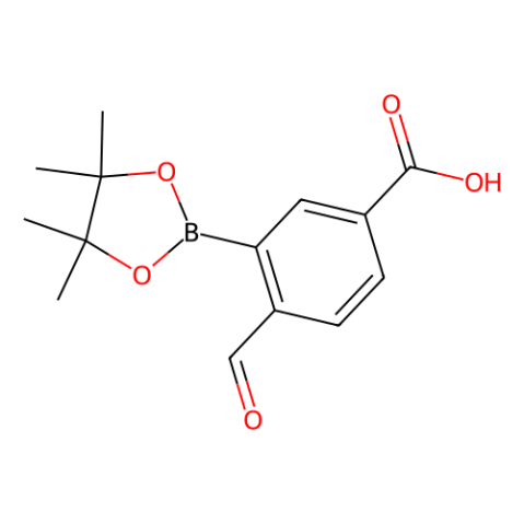 4-甲酰基-3-(4,4,5,5-四甲基-1,3,2-二氧硼杂环戊烷-2-基)苯甲酸,4-Formyl-3-(4,4,5,5-tetramethyl-1,3,2-dioxaborolan-2-yl)benzoic acid