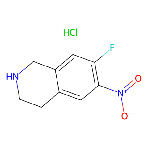 7-氟-6-硝基-1,2,3,4-四氢异喹啉盐酸盐,7-Fluoro-6-nitro-1,2,3,4-tetrahydroisoquinoline hydrochloride