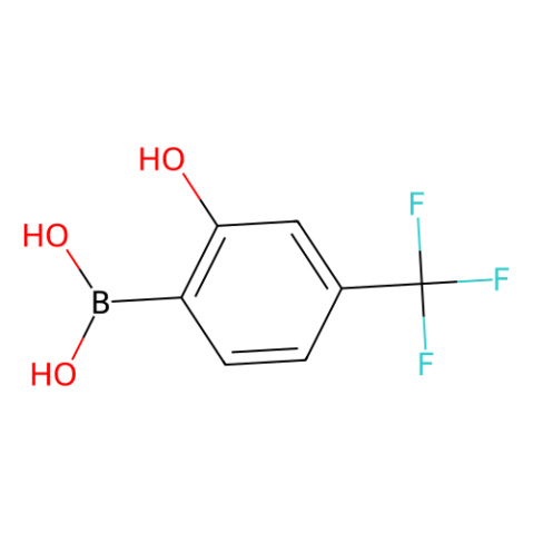 2-羟基-4-三氟甲基苯基硼酸,2-Hydroxy-4-trifluoromethylphenylboronic acid