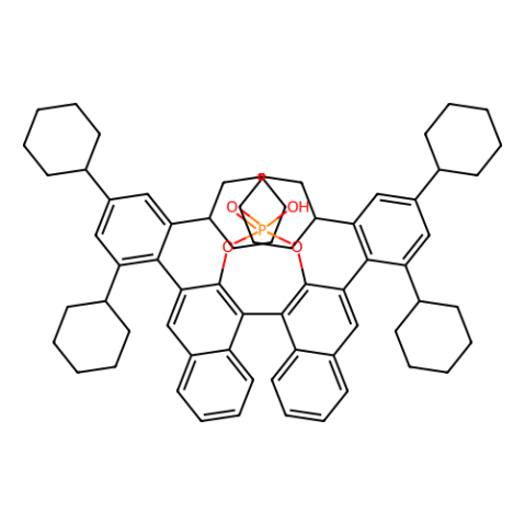 (11bS)-4-羟基-2,6-二(2,4,6-三环己基苯基)-二萘并[2,1-d:1',2'-f][1,3,2]二氧杂磷杂卓 4-氧化物,(11bS)-4-Hydroxy-2,6-bis(2,4,6-tricyclohexylphenyl)-dinaphtho[2,1-d:1',2'-f][1,3,2]dioxaphosphepin 4-oxide